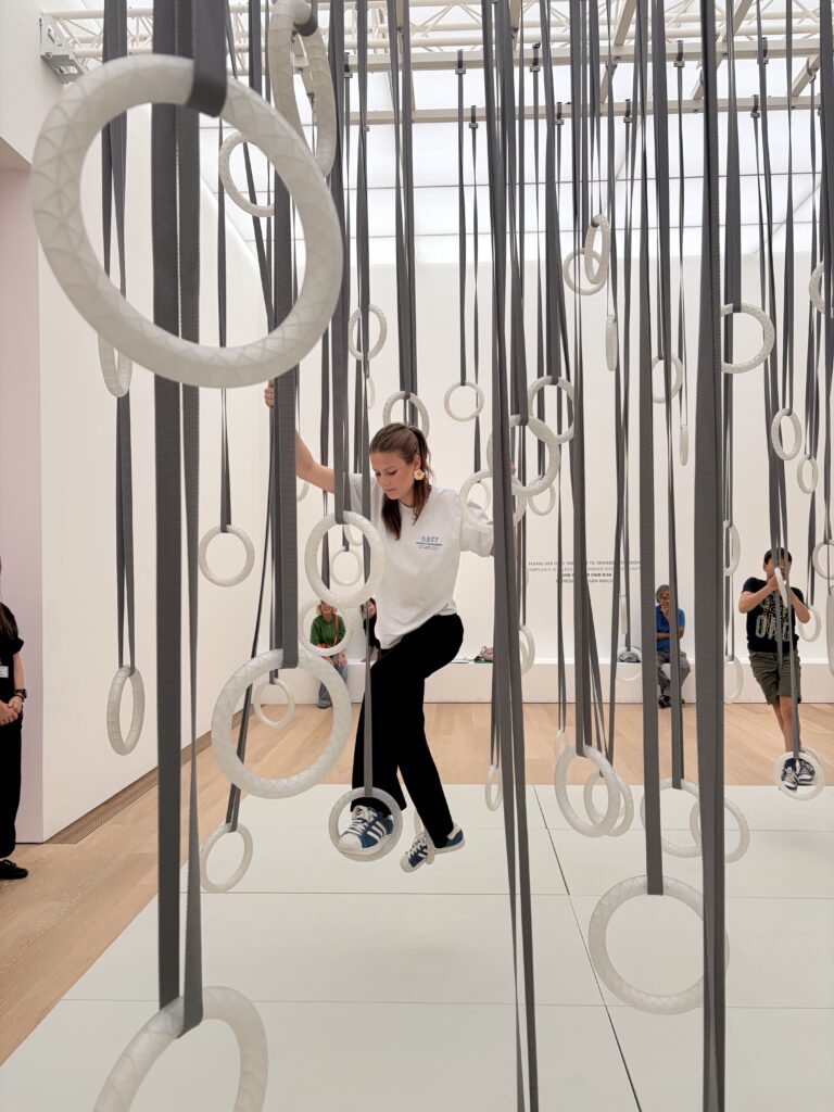 foto van tiener in museum voorlinden in wassenaar